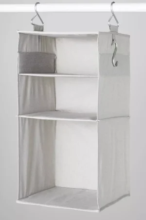 Hanging Fabric Storage Organizer Gray