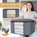 Maison 6 Pack Clothes Storage Bins Foldable Closet Organizers Storage Containers with Reinforced Handle